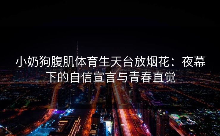 小奶狗腹肌体育生天台放烟花：夜幕下的自信宣言与青春直觉