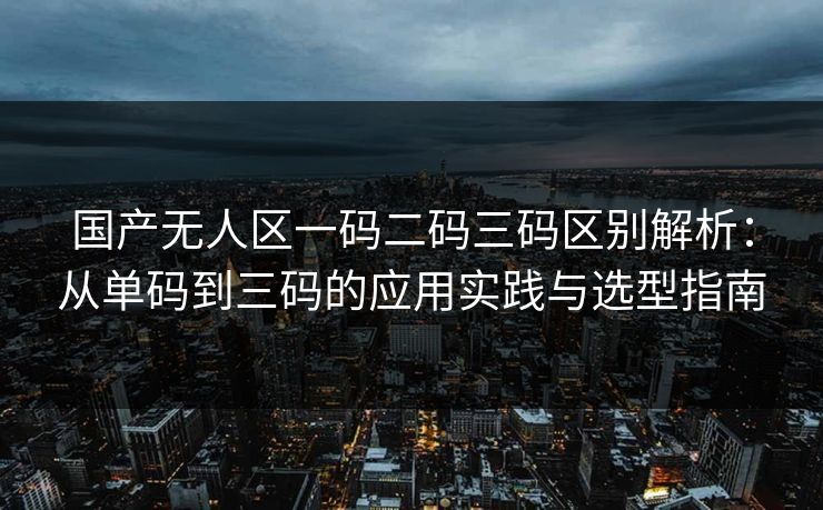 国产无人区一码二码三码区别解析:从单码到三码的应用实践与选型指南 国产无人区一码二码三码区别解析:从单码到三码的应用实践与选型指南